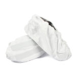 XYEHS XU465S WH Disposable Shoe Covers Non-Slip Boot Covers Anti-Static Protector, Made of DuPont Tyvek Fabric, One Size Fits All