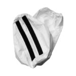 XYEHS XU466S WH-O Disposable High-Top Boot Covers Booties Shoe Covers Protector with Non-Slip Sole, Elastic Top & Tie-Up, Made of DuPont Tyvek Non Woven Fabric, Universal Size - Image 4