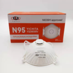 XYEHS YQD 8008V Disposable N95 Cup-Shaped Face Mask Particulate Filter Respirator Surgical Mask With Breathing Valve, NIOSH Certificate - Image 3