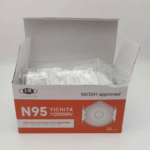 XYEHS YQD 8008V Disposable N95 Cup-Shaped Face Mask Particulate Filter Respirator Surgical Mask With Breathing Valve, NIOSH Certificate - Image 4