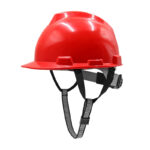 XYEHS GM-1 V-Gard Half Brim Non-Vented Safety Hard Hat with High-Impact PP Shell 4-Point Fabric Inner Knob Adjustment Sweatband