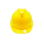 XYEHS GM-1 V-Gard Half Brim Non-Vented Safety Hard Hat with High-Impact PP Shell 4-Point Fabric Inner Knob Adjustment Sweatband - Image 3