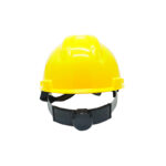 XYEHS GM-1 V-Gard Half Brim Non-Vented Safety Hard Hat with High-Impact PP Shell 4-Point Fabric Inner Knob Adjustment Sweatband - Image 5