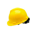 XYEHS GM-1 V-Gard Half Brim Non-Vented Safety Hard Hat with High-Impact PP Shell 4-Point Fabric Inner Knob Adjustment Sweatband - Image 4