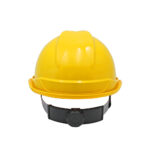 XYEHS GM-12 V-Gard Half Brim Vented Safety Hard Hat with High-Impact ABS Shell 4-Point Fabric Inner Knob Adjustment - Image 3