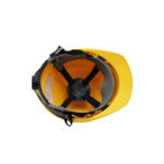 XYEHS GM-12 V-Gard Half Brim Vented Safety Hard Hat with High-Impact ABS Shell 4-Point Fabric Inner Knob Adjustment - Image 4