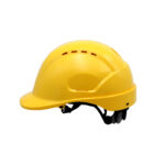 XYEHS GM-16 H-Shaped Half Brim Vented Safety Hard Hat with High-Impact ABS Shell 6-Point Fabric Inner Knob Adjustment - Image 4