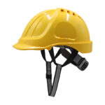 XYEHS GM-3 Half Brim Vented Safety Hard Hat with High-Impact ABS Shell 6-Point Fabric Inner Knob Adjustment