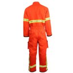 XYEHS 200-220GSM Aramid IIIA Fabric Firefighting Suit Firefighter Coveralls, Two-Layer One-Piece Design, Resist Heat up to 260℃ - Image 2