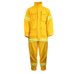 XYEHS NFPA1971 200-220GSM Aramid IIIA Firefighting Clothing Uniform Suit Flame Retardant Jacket & Trousers Two-Piece Double Layer Design