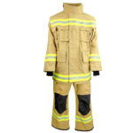 XYEHS NFPA 1971 255GSM Defender Aramid Plain Weave Firefighting Uniform Fireman Suit Flame Retardant Jacket & Trousers Two-Piece Four-Layer Design