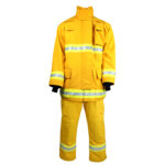 XYEHS 255G/M² Defender Nomex Firefighting Clothing Uniform Suit with Flame Retardant Jacket & Pants, 4 Layer Design