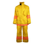 XYEHS 310GSM Flame Retardant Cotton Twill Firefighting Clothing Uniform Suit Jacket & Trousers Two-Piece Design for Forest/Wildland