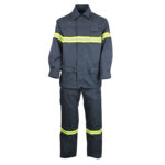 XYEHS 200-220GSM Aramid IIIA Firefighting Clothing Uniform Suit with Flame Retardant Jacket & Pants, 2 Piece Design