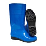 XYEHS DR-4 PVC Rain Boots Chemical Resistant Ordinary Working Footwear with PVC Uppers PVC & Nitrile Sole Nylon Liner - Image 2