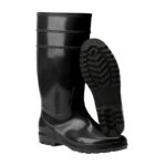 XYEHS DR-4 PVC Rain Boots Chemical Resistant Ordinary Working Footwear with PVC Uppers PVC & Nitrile Sole Nylon Liner - Image 4