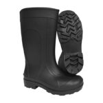 XYEHS DR-7 34cm PVC Rain Boots Chemical Resistant Ordinary Working Protection with Matte PVC Uppers PVC & Nitrile Sole Nylon Liner - Image 6