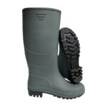 XYEHS DR-8 38cm PVC Rain Boots Chemical Resistant Ordinary Working Protection with PVC Uppers PVC & Nitrile Sole Nylon Liner - Image 2