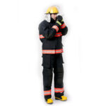 XYEHS NFPA 1971 255GSM Defender Aramid Plain Weave Firefighting Uniform Fireman Suit Flame Retardant Jacket & Trousers Two-Piece Four-Layer Design - Image 2