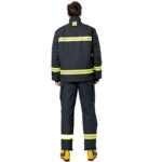 XYEHS 250G/M² Double Aramid IIIA Fabric Firefighting Suit with Jacket & Pants, Three-Layer Design, PTFE, Aramid with Flame Retardant Viscose, Anti-Static Fiber - Image 2