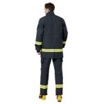 XYEHS 250G/M² Double Aramid IIIA Fabric Firefighting Suit w/ Jacket & Pants, DRD Drag Device, Three-Layer Design, PTFE, Flame Retardant Viscose, Anti-Static Fiber - Image 2