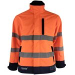 XYEHS B934 Flame Retardant Arc-Proof & Anti-Static Soft Shell Jacket, Cold Resistant Windproof PU, Flame Resistant Cotton, Acrylic Fleecy Composite Fabric - Image 2