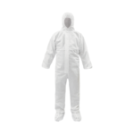 XYEHS GY122 Type 5/6 60G/M² Disposable Sterile Class B and C Clean Room Protective Coverall Suit Full Body Clothing with Hood Built-In Thumb Loop Foot Cover