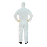 XYEHS SMS1000 55G/M² Disposable Protective Coverall 4-Layer PPE Suit Full Body Clothing with Hood, Non-Woven Fabric, Meltblown Polypropylene Fibers - Image 2