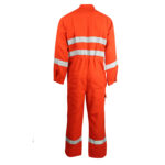 XYEHS 185GSM Flame Retardant Arc Flash Protective Coverall Clothing Suit, Infinity Aramid & Lenzing FR Blend with Reflective Strips - Image 2
