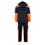 XYEHS 380GSM Flame Retardant Arc Flash Anti-Static Protective Raincoat Jacket & Pants Safety Clothing Suit, FR & Antistatic Modacrylic Cotton - Image 2