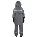 XYEHS 238GSM 31Cal Flame Retardant Arc Flash Protective Jacket & Pants & Hood Kit Safety Apparel Suit, Tecasafe Plus 700 Fabric, Dual-Layer - Image 3