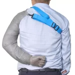 XYEHS 316 Stainless Steel Chainmail Shoulder Length Glove with Metal Hook Strap Full Arm Shoulder & Hand Cut Protection - Image 3