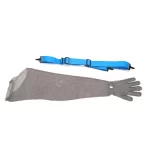 XYEHS 316 Stainless Steel Chainmail Shoulder Length Glove with Metal Hook Strap Full Arm Shoulder & Hand Cut Protection - Image 5