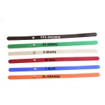 XYEHS 316 Stainless Steel Chainmail Short Five Finger Glove With Nylon Textile/Plastic Strap, Ambidextrous - Image 6