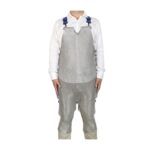 XYEHS Stainless Steel Chainmail Safety Apron with Split Leg TPU Strap for for Food Processing, Animal Control, Fishing