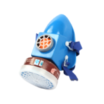 XYEHS FD-401 Low Profile Reusable Half Face Respirator Mask with 99.75% Gas Fliter Cartridge Face Cover Shield for Gas, Paint, Dust, Chemicals