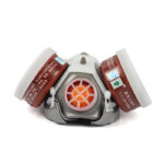 XYEHS FD-402 Reusable Half Face Respirator Mask with 2x Gas Fliter Cartridges Face Cover Shield for Organic Gases, Vapors - Image 4