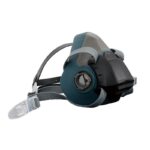 XYEHS FD-412 Reusable Half Face Respirator Mask with 2x Gas Fliter Cartridges Face Shield for Particles, Organic Gases, Vapors - Image 2