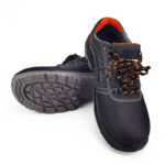 XYEHS XF93101 Cow Leather Safety Work Shoes with Dual-density PU Sole, Steel Toe Cap, Impact & Puncture Resistant Work Sneakers, Anti-Slip Footwear