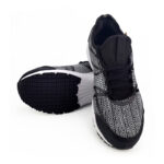 XYEHS XUL01 Fly-woven & Leather Safety Work Shoes, Impact & Puncture Resistant Work Sneakers,  Anti-Slip Footwear, Breathable & Flexible