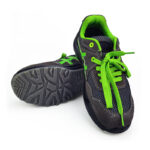 XYEHS XF61006D Suede Cowhide & Mesh Safety Work Shoes, Impact & Puncture Resistant Work Sneakers, Anti-Slip Footwear, Breathable & Flexible