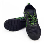 XYEHS XF62100KV Lightweight & Breathable Fly Woven Fabric Safety Shoes, 16KV Anti-Static ,Anti-Slip Work Sneakers, Steel Toe Cap, Rubber Outsole, Impact & Puncture Resistant