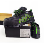 XYEHS XF62100KV Lightweight & Breathable Fly Woven Fabric Safety Shoes, 16KV Anti-Static ,Anti-Slip Work Sneakers, Steel Toe Cap, Rubber Outsole, Impact & Puncture Resistant - Image 3