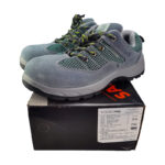 XYEHS XF65055D Suede Cowhide & Mesh Safety Work Shoes, Impact & Puncture Resistant Work Sneakers,  Anti-Slip Footwear, Breathable & Flexible - Image 2