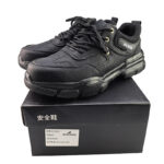 XYEHS XF10023 eco-friendly microfiber leather Low Profile Safety Work Shoes with Rubber-Plastic Sole, Steel Toe Cap, Impact & Puncture Resistant Work Sneakers - Image 3