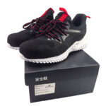 XYEHS XF10039 Lightweight & Breathable Flyknit Mesh Safety Shoes, Electrical Insulation 6KV ,Anti-Slip Work Sneakers, Plastic Toe Cap, EVA Outsole, Impact & Puncture Resistant - Image 3