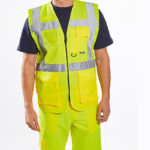 Portwest S476 Berlin Hi-Vis Vest | Class 2 Safety with 7 Pockets & Reflective Tape  High Visibility Work Vest with EN ISO 20471 Certification - Image 5