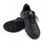 XYEHS XF10023 eco-friendly microfiber leather Low Profile Safety Work Shoes with Rubber-Plastic Sole, Steel Toe Cap, Impact & Puncture Resistant Work Sneakers