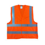 Portwest C470 Orange/Yellow High-Vis Vest for Rail & General Use | Lightweight & Certified - Image 2