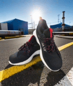 XYEHS XF10039 Lightweight & Breathable Flyknit Mesh Safety Shoes, Electrical Insulation 6KV ,Anti-Slip Work Sneakers, Plastic Toe Cap, EVA Outsole, Impact & Puncture Resistant - Image 2